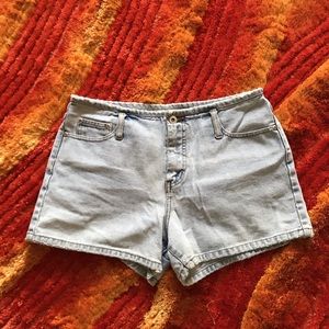 Vintage LA Blues high waisted denim booty shorts
